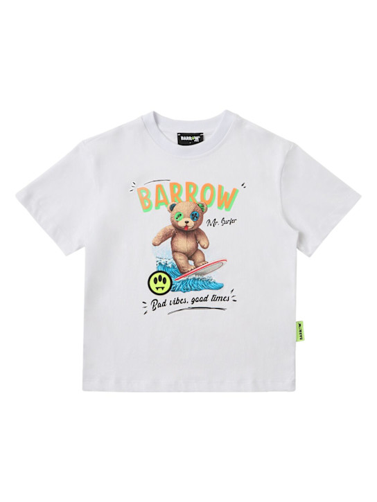 Barrow - Printed cotton jersey t-shirt
