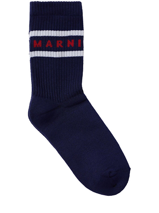 Marni Junior - Printed cotton blend socks