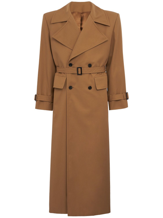 LOUIS GABRIEL NOUCHI - Cotton blend trench coat
