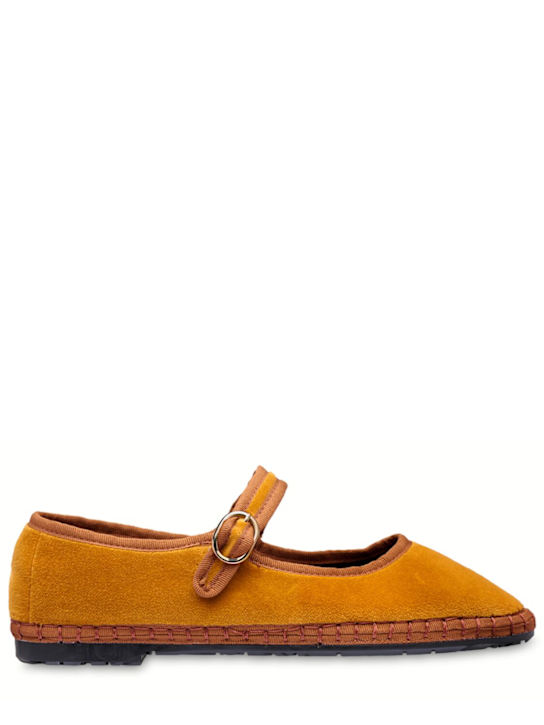 FLABELUS - Ballerines Mary Jane Amaranta en velours