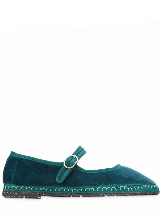 FLABELUS - Leonor velvet Mary Jane flats