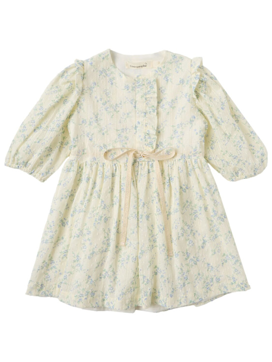 COSMOSOPHIE - Floral printed cotton dress