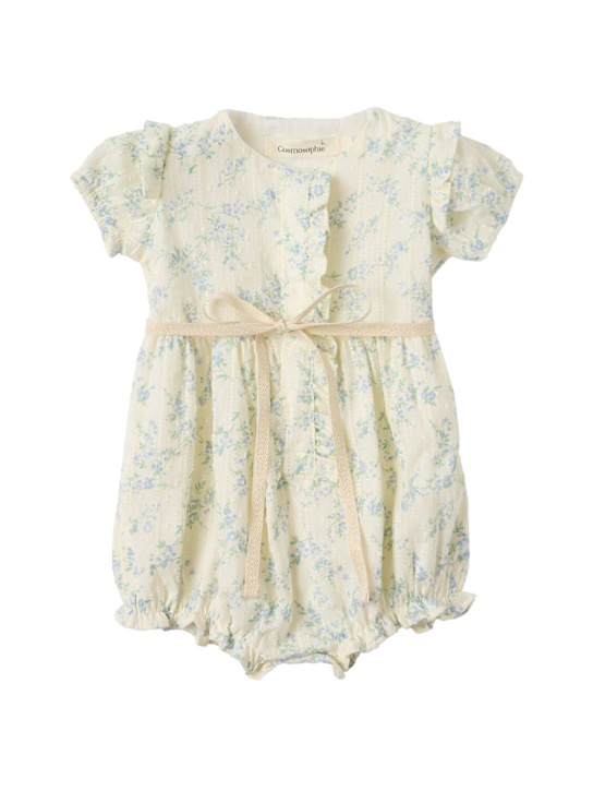 COSMOSOPHIE - Printed cotton romper