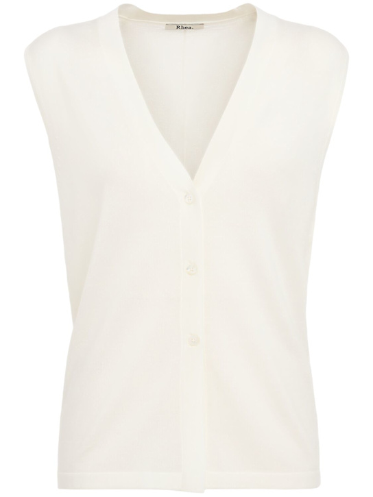 RHEA - Buttoned wool vest