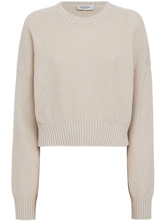 Laneus: Boxy fit cotton sweater