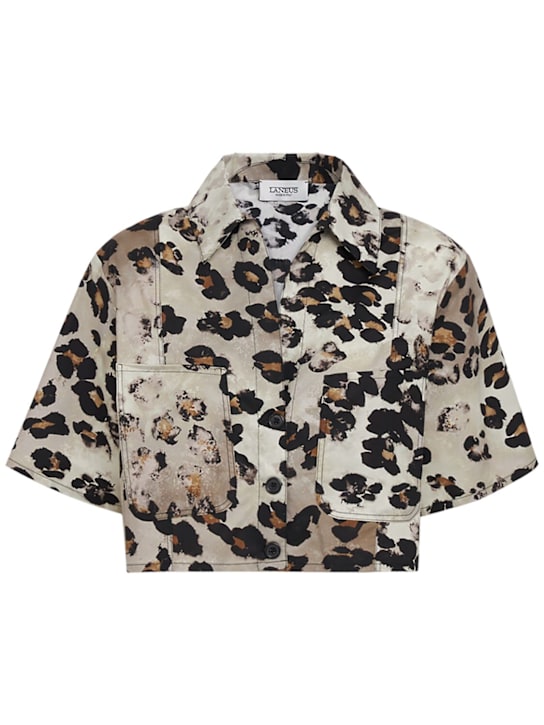 Laneus: Cropped shirt