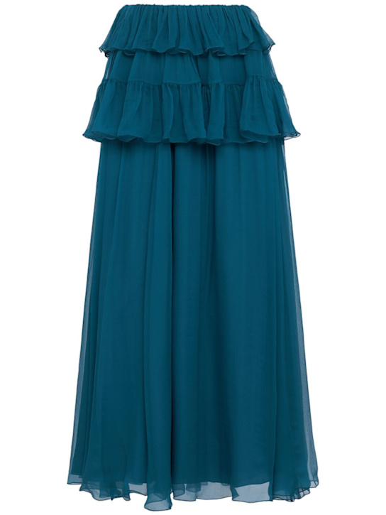 Chloé - Silk mousseline maxi skirt