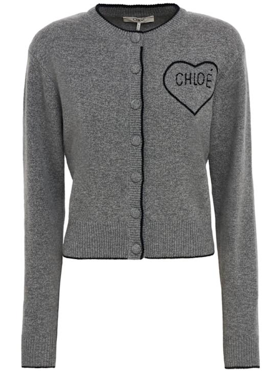 Chloé: Cardigan aus Wolle und Kaschmir