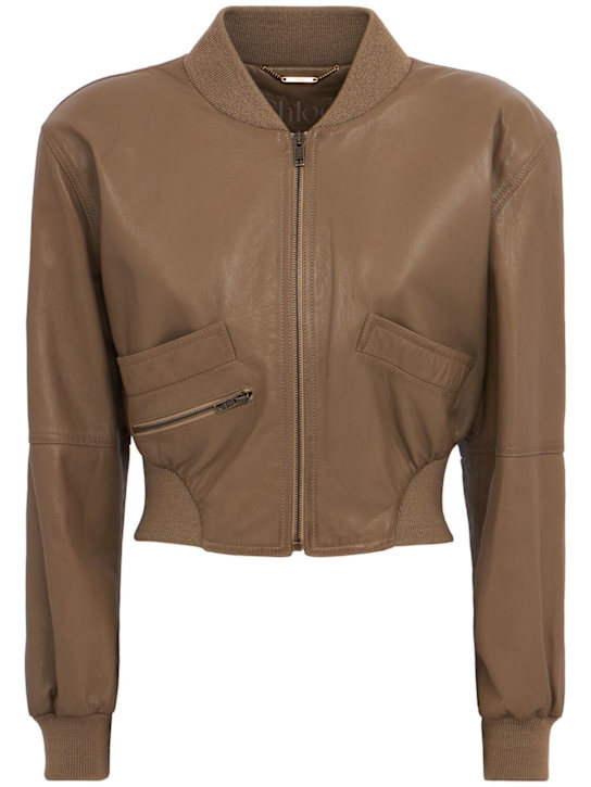 Chloé - Kurze Lederjacke