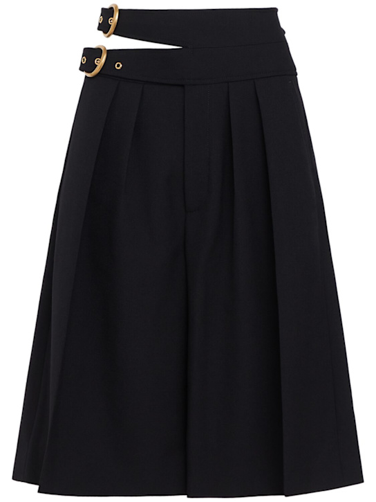 Chloé - Wool gabardine shorts