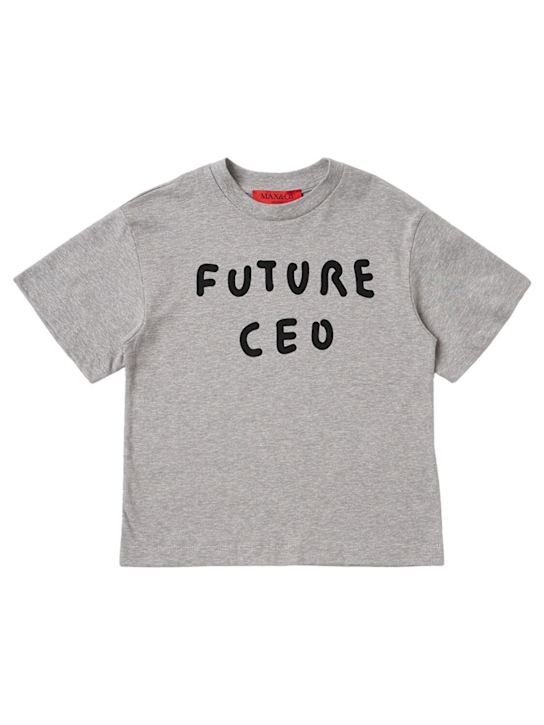 MAX&CO - Embroidered cotton jersey t-shirt