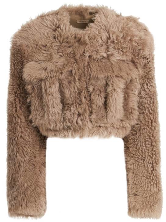 THE MANNEI - Short shearling jacket