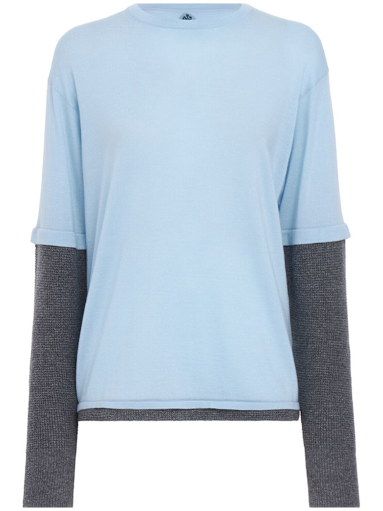 ADRIAN CASHMERE - Double-layer cashmere sweater