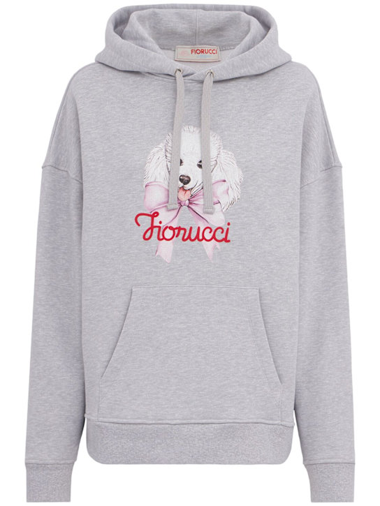 FIORUCCI - Poodle logo print sweatshirt hoodie