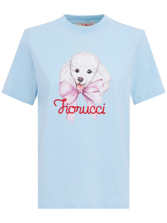 FIORUCCI - Poodle logo print regular t-shirt