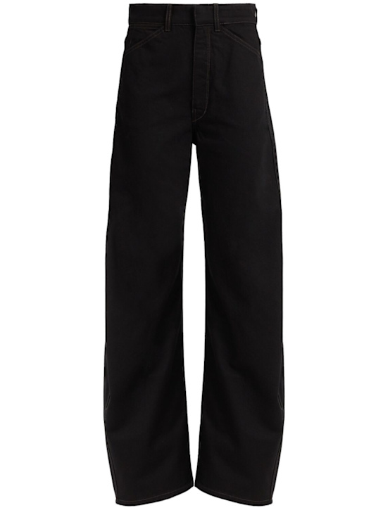 Lemaire - Pantalon taille haute en coton