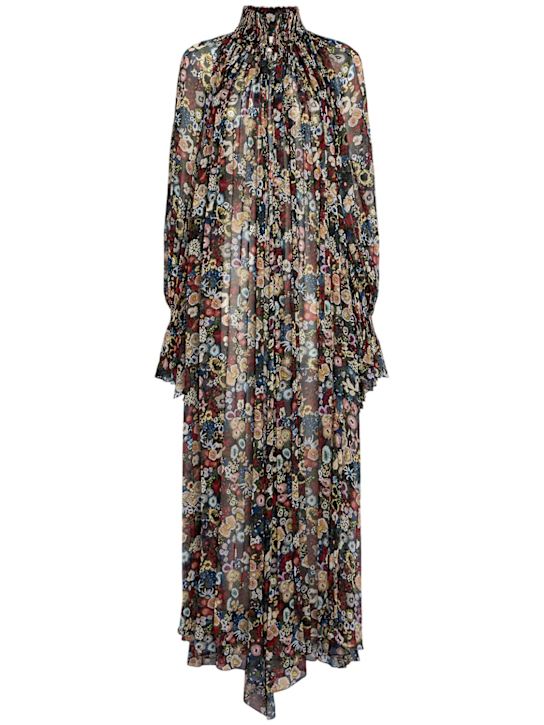 Khaite - Robe longue à col roulé en soie Edgar