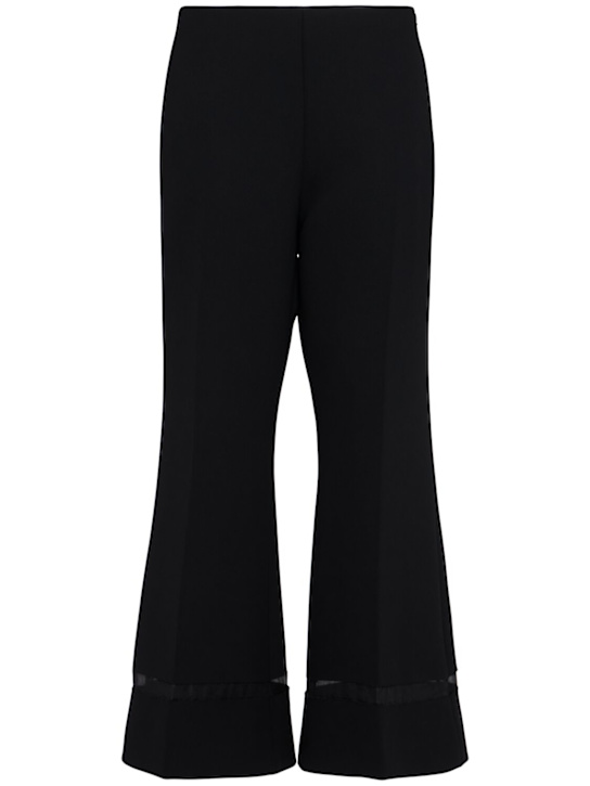 Khaite - Pantalon évasé en poly Wallace