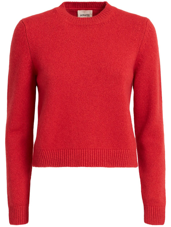 Khaite - Leta cashmere round neck sweater
