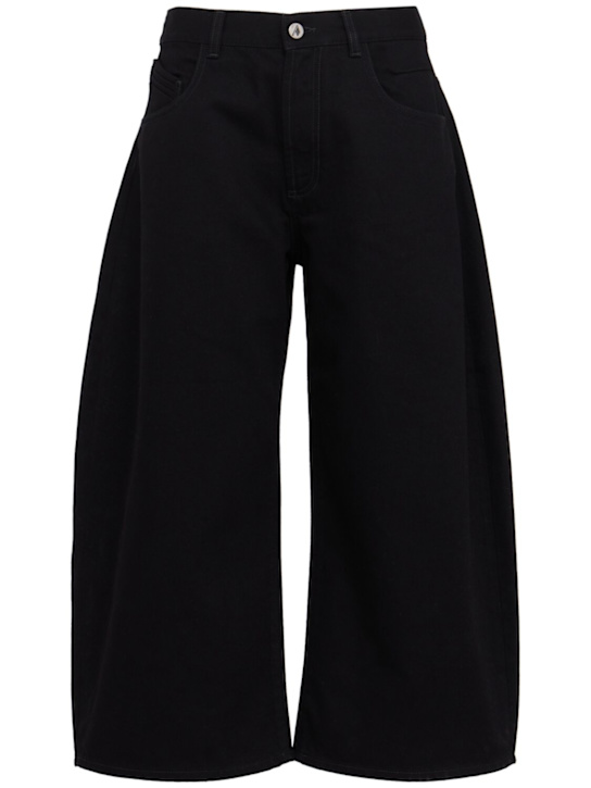 The Attico - Curved cropped jeans