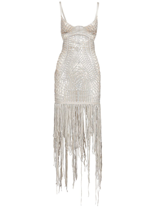 The Attico - Embellished midi dress