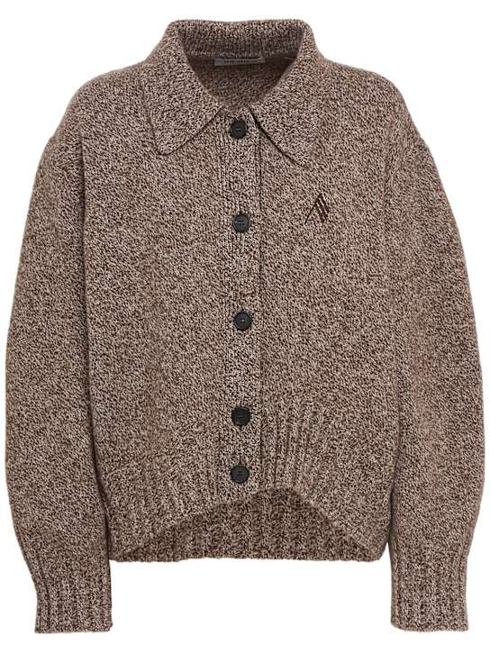 The Attico - Knit wool & cashmere cardigan