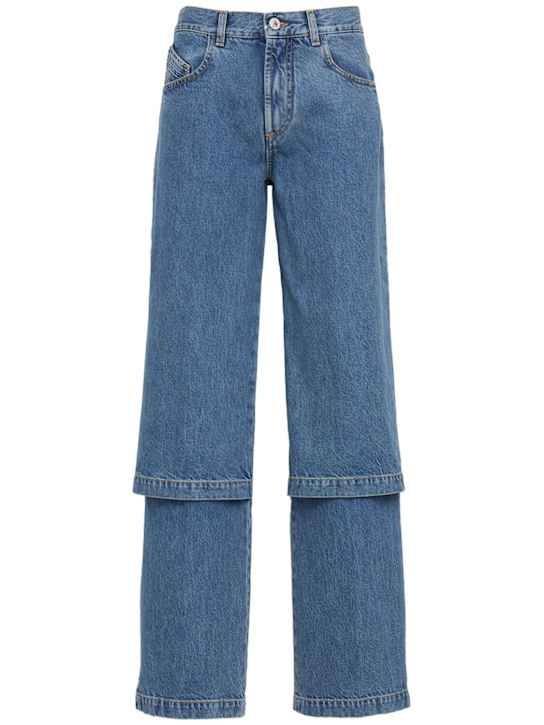 The Attico: Layered baggy jeans