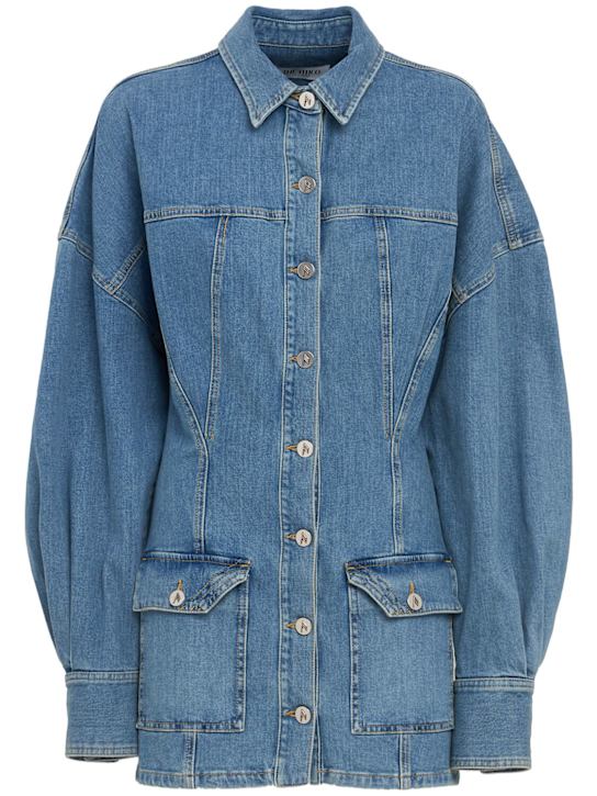 The Attico: Denim mini dress