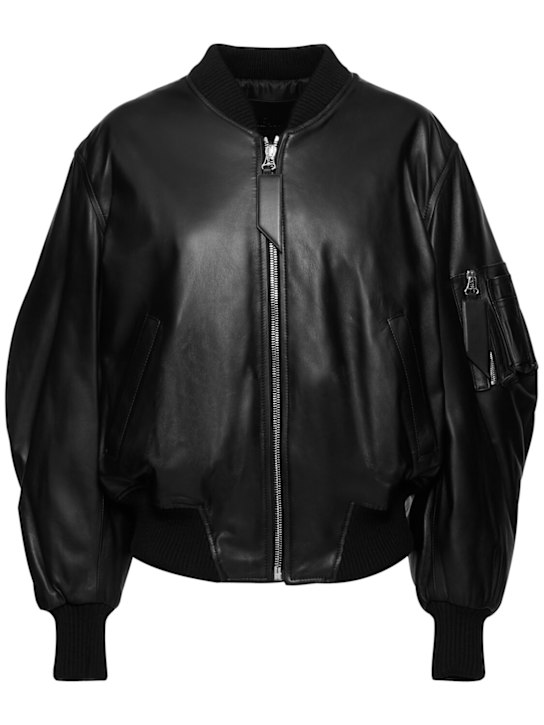The Attico: Bomberjacke aus Leder „Anja“