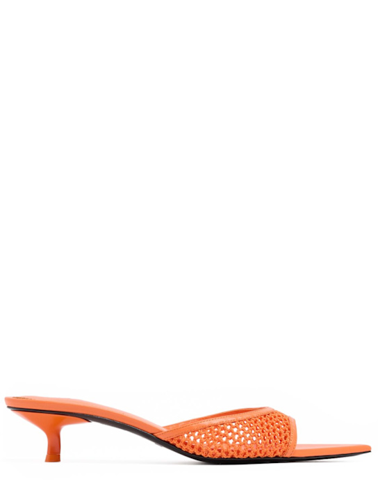 MSGM: 20mm Mesh heeled mules