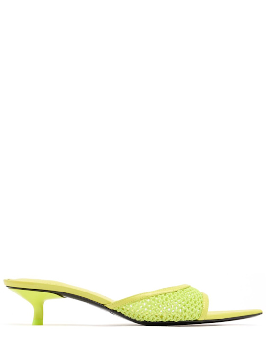 MSGM: 20mm Mesh heeled mules