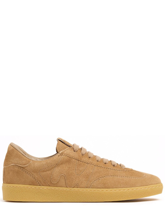 MSGM - Retro Trainer suede lace-up sneakers