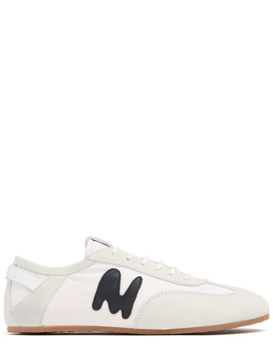 MSGM - New Retro Trainer leather blend sneakers