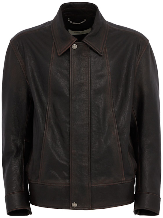 Golden Goose: Journey leather bomber jacket
