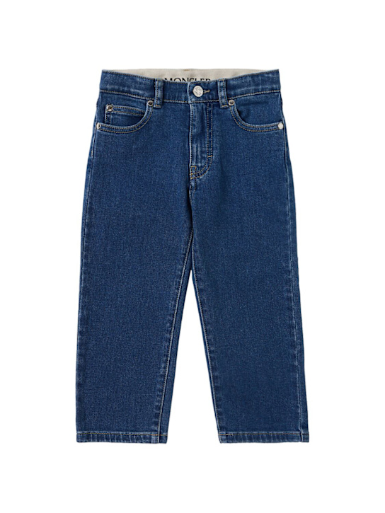 Moncler - Cotton straight leg pants
