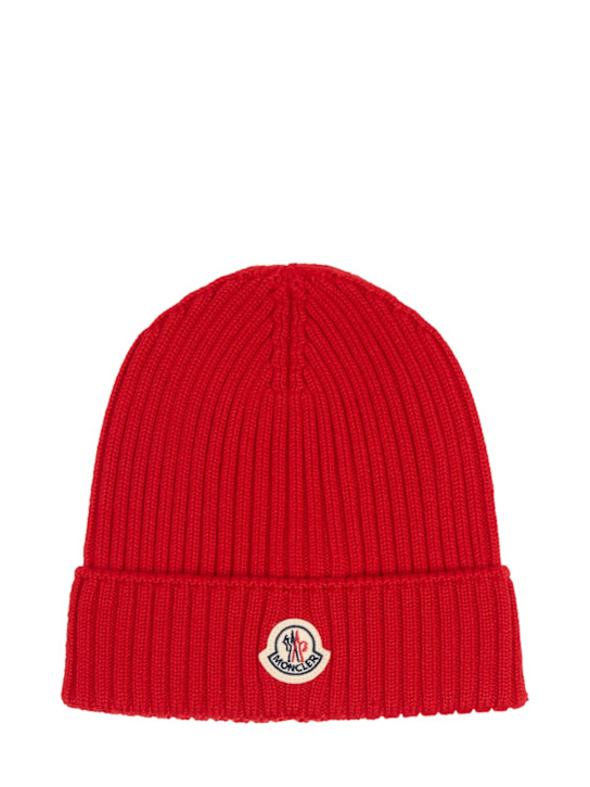 Moncler: Virgin wool beanie