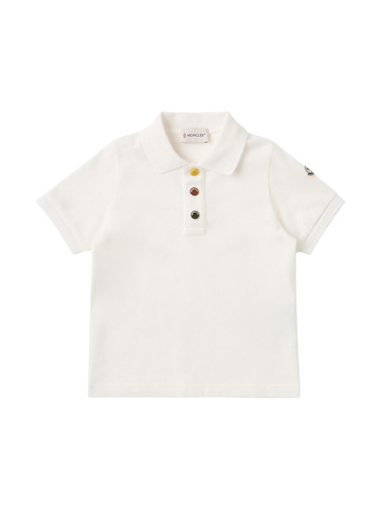 Moncler - Cotton piquet polo shirt
