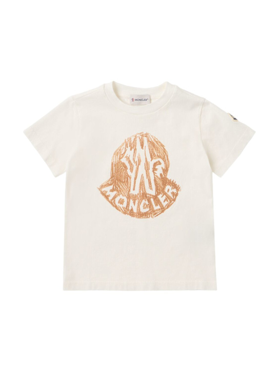 Moncler - Logo print cotton t-shirt