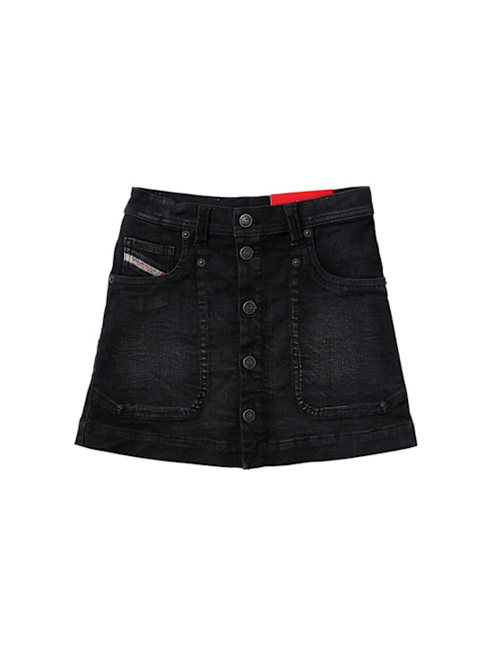 Diesel Kids - Cotton blend denim skirt