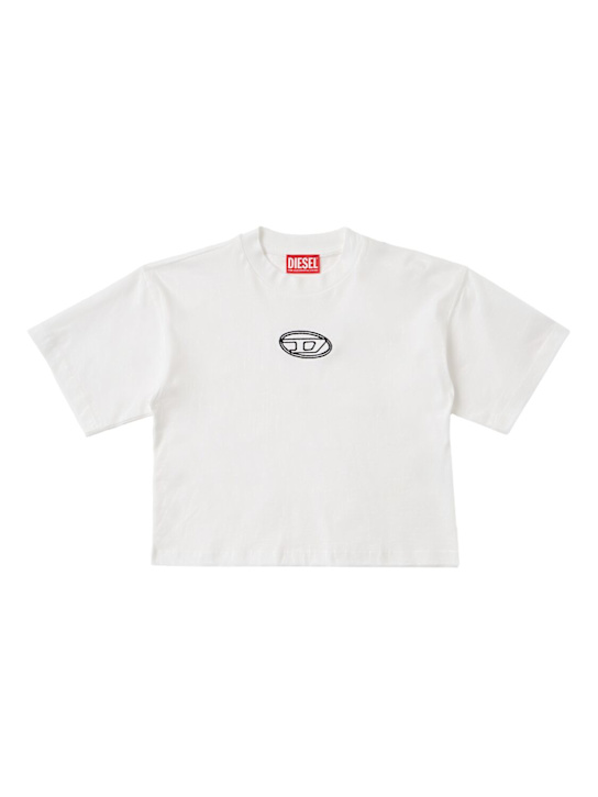 Diesel Kids - Printed cotton jersey t-shirt