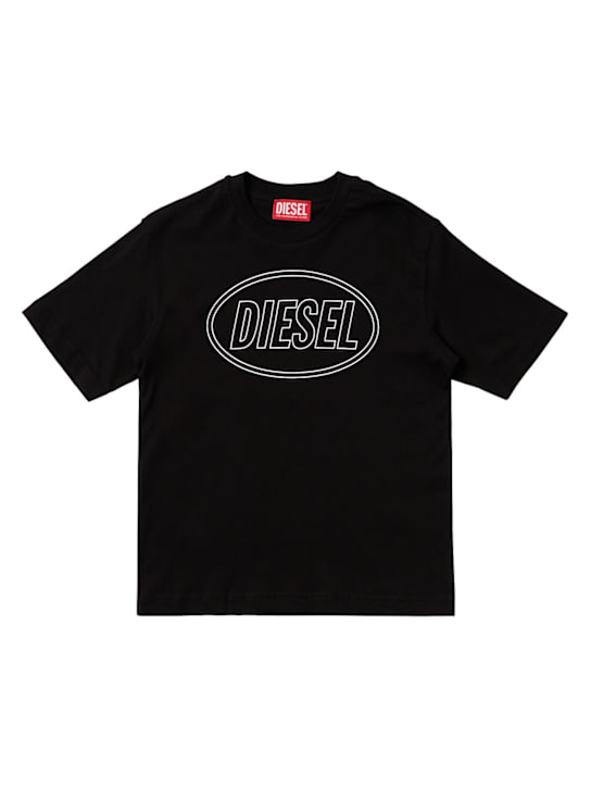 Diesel Kids - Printed cotton jersey t-shirt