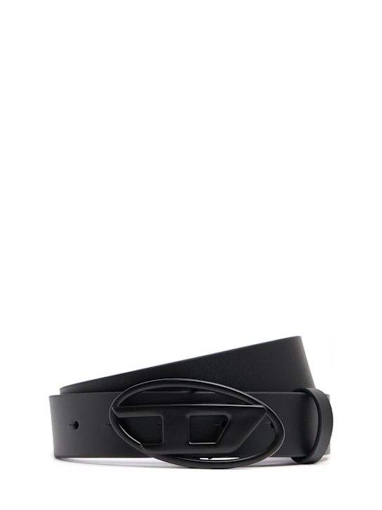 Diesel Kids: Leather belt w/ logo