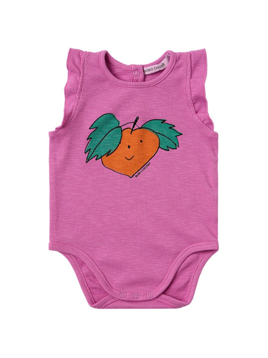 Bobo Choses: Printed cotton blend jersey bodysuit