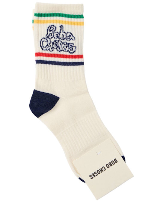 Bobo Choses: Cotton blend jacquard socks