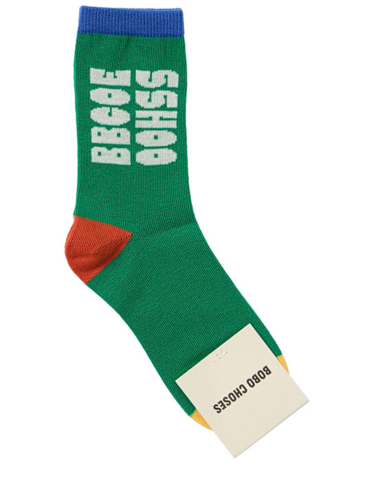 Bobo Choses: Cotton blend jacquard socks