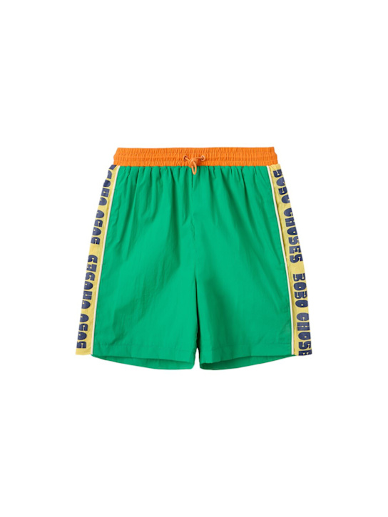 Bobo Choses: Printed poly sweat shorts