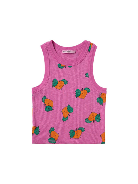 Bobo Choses - Printed cotton blend jersey tank top