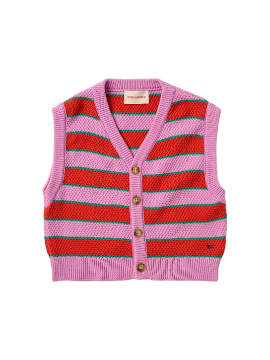 Bobo Choses - Striped knit vest