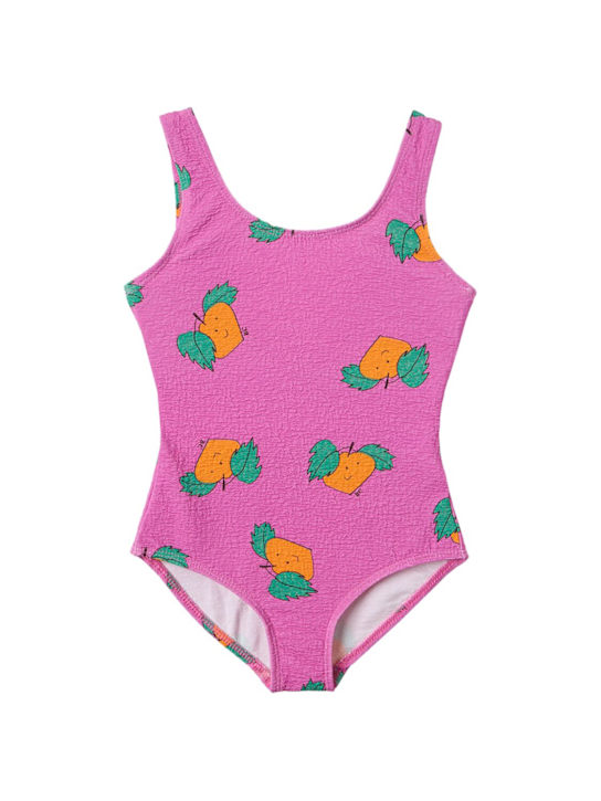 Bobo Choses: Printed lycra one piece swimsuit
