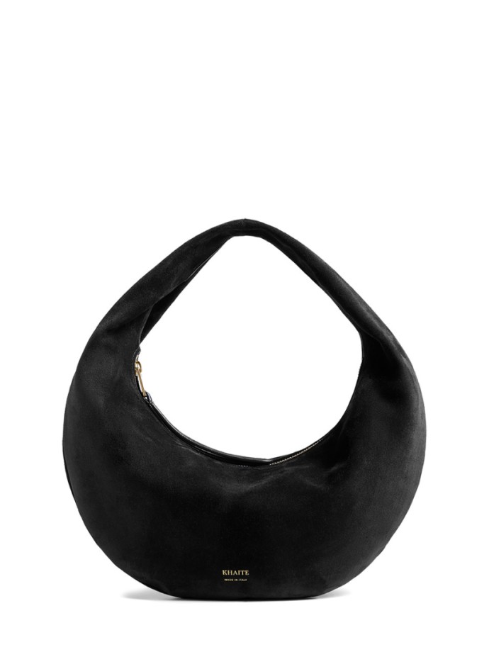 Khaite - Olivia Mini Wildleder Hobo Tasche